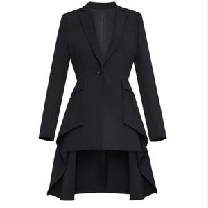 NWT BCBGMAXAZRIA BCBG High-Low Peplum Blazer